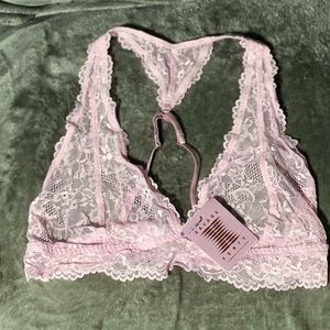Savage x Fenty Floral Lace Racerback Bralette in size XL
